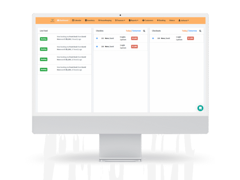 Sign up for a free demo to Hotecx cloud property management system