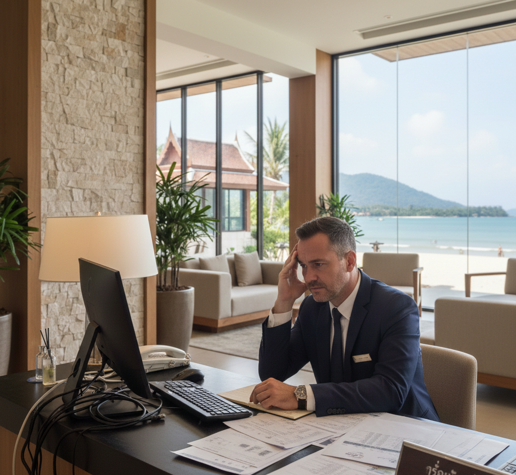 hotelier in thailand looking at pms